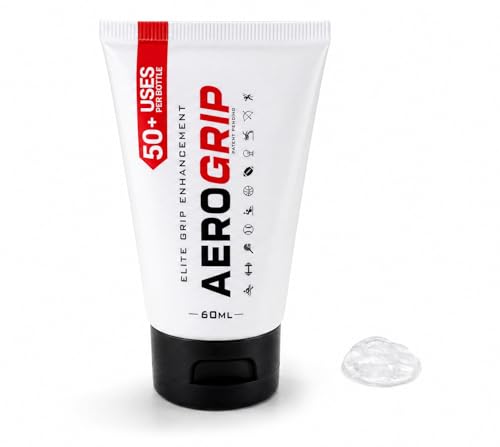 Liquid Chalk Alternative Grip Enhancer Gel for Sports & Fitness, 60ml | Chalk-Free, No-Mess, Sweat-Proof Grip for Tennis, Climbing, Weightlifting | 50+ Uses Per Tube | Hygienic Formula