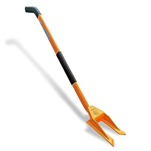 48” Demolition Pry Bar & Crowbar – Oval Handle Wrecking Bar for Ceiling & Wall Demo – Heavy Duty Nail Puller Tool for Contractors, Firefighters & Home Renovations - size: 48" Oval