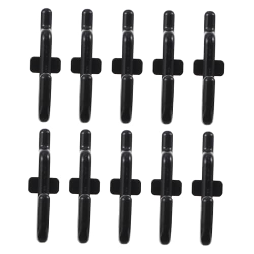 Kisangel 10pcs Plastic Pegboard Hooks Heavy Duty Pegboard Accessories for Garage Tool Storage Hanging Board Hooks for Organization and Wall Display