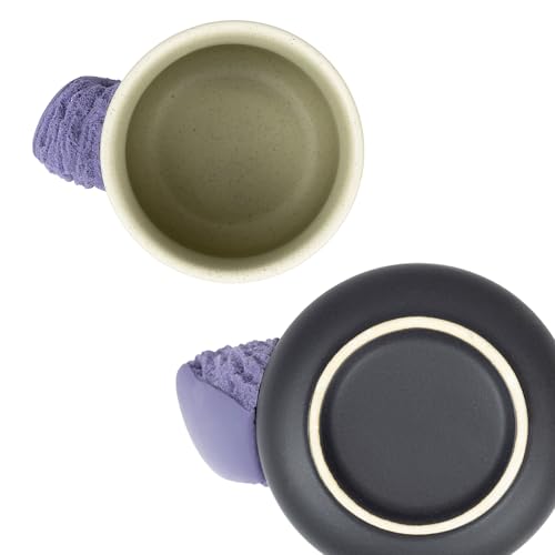 YY Vertical Climbing Mug Evo, Pinch Mug for Rock Climbers and Boulderers, Indoor Bouldering Grip Cup, Unique Gift, Purple - style: Outdoor vibes - Purple