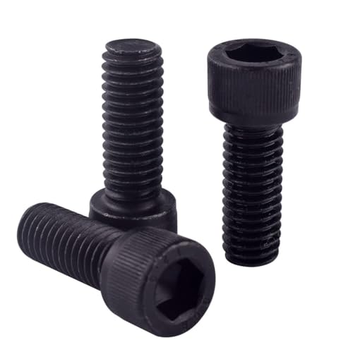 10Pcs 3/8-16 x 1 Socket Head Cap Screws Bolts, 12.9 Grade Alloy Steel Black Oxide Finish, Allen Hex Drive, UNC Coarse Full Thread - size: 3/8-16 x 1" (10PCS)