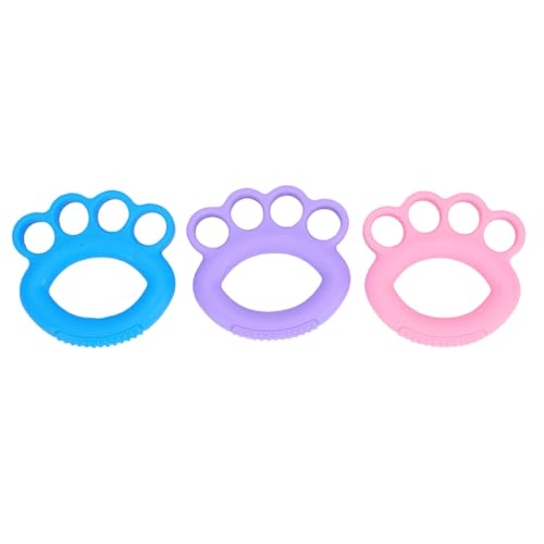 Emoshayoga Hand Grip Strengthener 3pcs Finger Exerciser Set Portable Design for Climbers Athletes TPE 10lbs 20lbs 30lbs