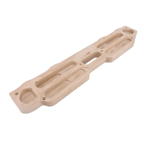 SUNGOOYUE Hangboard Wooden Rock Climbing Fingerboard for Pull Up and Hanging Training, Premium Wood with Smooth Finish, Easy Installation for Home Gym Climbing Wall or Doorway