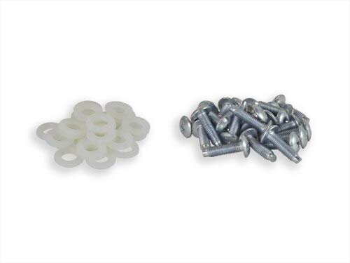 RackGold® Zinc 10-32 Cage Nut & Screws w/Washers 25-Pack - USA Made