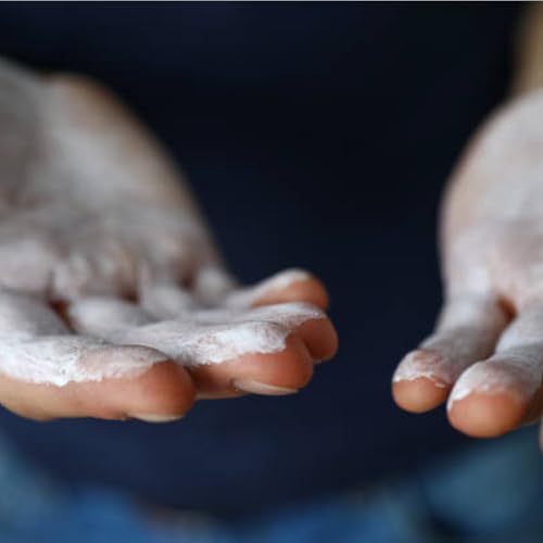 3oz. Cotton Pouch Chalk Ball: Loose Chalk for Weightlifting, Rock Climbing, & Gymnastics, Non-Toxic, Made in The USA, Superior Grip