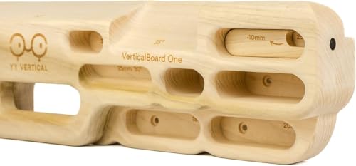 YY Vertical VerticalBase + VerticalBoard One – Universal No-Drill Hangboard Training Bundle for Climbing at Home | Adjustable, Stable & Tool-Free Setup