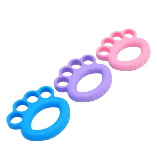 Emoshayoga Hand Grip Strengthener 3pcs Finger Exerciser Set Portable Design for Climbers Athletes TPE 10lbs 20lbs 30lbs