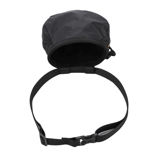 Alomejor Chalk Bag Oxford Cloth Climbing Chalk Bag 16 X 16 X 6cm Fleece Lined Water Proof Storage for Rock Climbing Gym Weightlifting Adults