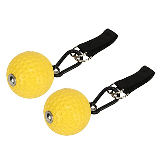 Pull Up Ball Grip with Straps, Non Slip Climbing Ball Handles, Multi Functional Training Attachment for Strength Fitness, Durable PU Material with Stainless Steel Hooks for Indoor