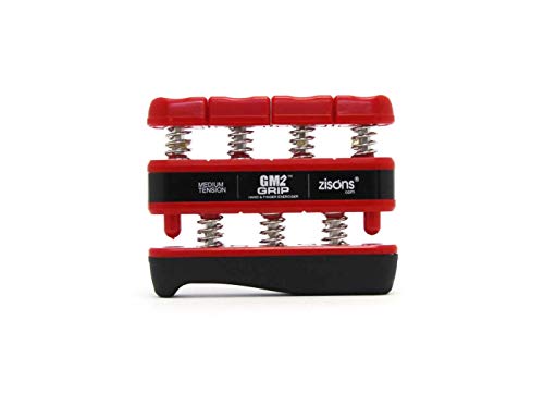 GM2 Grip Exerciser, Hand Exerciser, Finger Exerciser. 9lb(Black) 7lb(Red) 5lb(Blue) - color: Red