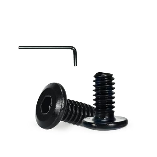 50 Pcs 1/4-20 x 1/2 Flat Head Hex Socket Cap Screws Bolts,Black Oxide 304 Stainless Steel 18-8,Allen Socket Drive,Fully Machine Thread (1/4-20 x 1/2 50pcs) - size: 1/4-20 x 1/2 50pcs