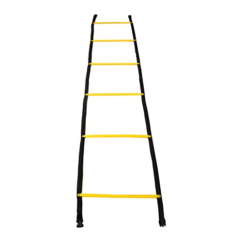 Speed Agility Training Ladder, 2.6m Fixed Rungs Football Basketball Speed Training Equipment for Athletes Sports Fitness Workout