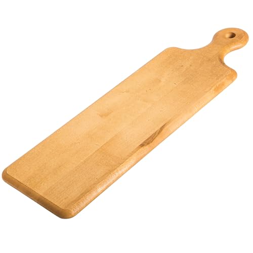 J.K. Adams Maple Artisan Plank Serving Board with Handle, 20" x 6" | Wood Charcuterie & Cheese Board, Wooden Tray for Food Prep and Presentation - size: 20"L x 6"W