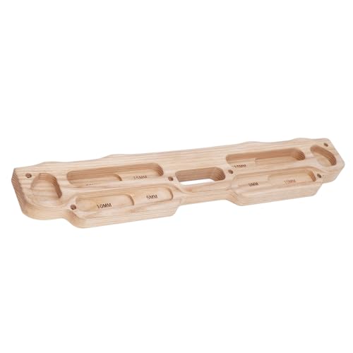 CHICIRIS Hangboard Training Board, Wooden Rock Climbing Training Equipment for Finger Strength and Grip, with Anti Slip Texture for Beginners and Advanced Climbers