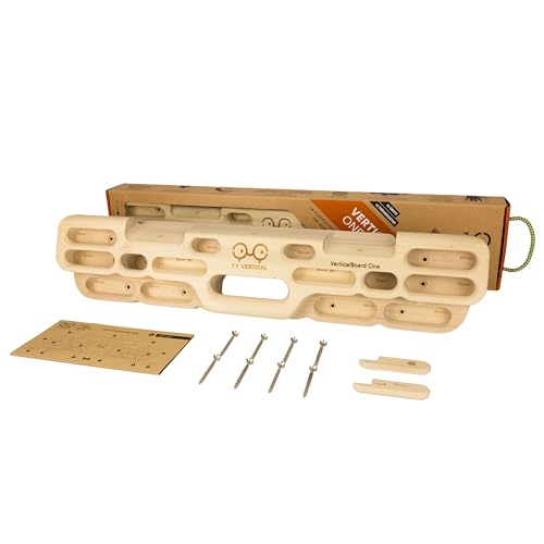 YY Vertical SandwichBase + VerticalBoard One – No-Drill Climbing Hangboard Set for Home Training | Stable, Compact & Easy to Install