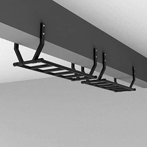 Wall Mounted Pull-Up Bar, Fits 20-30cm Beam Mounted Steel Fitness Bar, Multifunctional Climbing Frame for Sports Workouts, load 300 kg