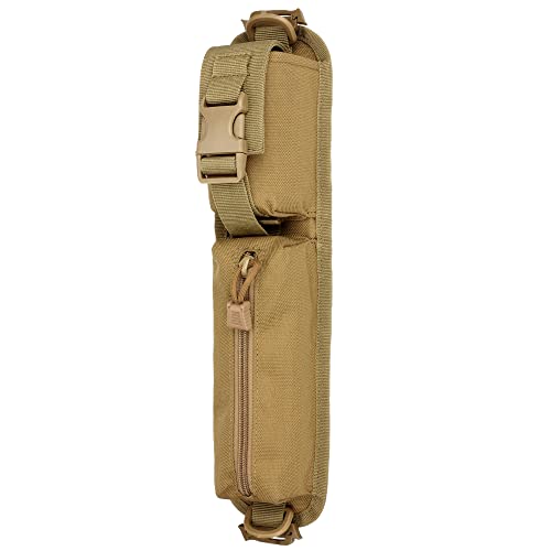 WYNEX Tactical Molle Accessory Pouch, Backpack Shoulder Strap Bag Shoulder Tape Additional Bag Multifunctional Hunting Tools Pouch - color: Khaki (upgraded) - 1 Pack