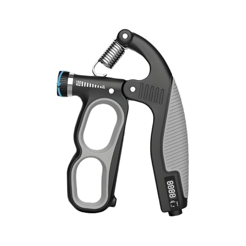 Grip Trainer Adjustable Resistance 22-330Lbs Finger Training | Forearm Grip Strengthener Training Exercise Workout Physical Recovery Practice for Golf Climbing Wrestling Fitness Gym Home
