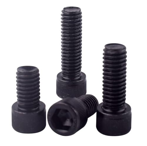 10Pcs 3/8-16 x 2 Socket Head Cap Screws Bolts, 12.9 Grade Alloy Steel Black Oxide Finish, Allen Hex Drive, UNC Coarse Full Thread - size: 3/8-16 x 2" (10PCS)