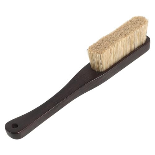Wooden Rock Climbing Brush with Boar Hair Bristles and Ergonomic Wood Handle for Excellent Grip and Reducing Hand Fatigue, for Bouldering and Workouts