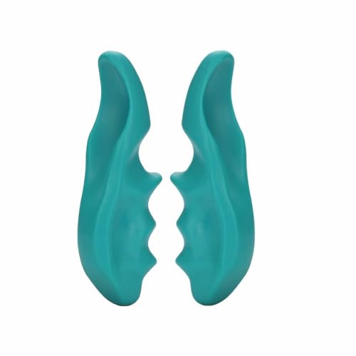 2 Pcs Handheld Trigger Point Massage Tool, Dual Deep Tissue Muscle Release Massager for Forearm, Thigh, Calf, Shoulder, Arm, Portable Manual Myofascial Release Tool for Workout Recovery