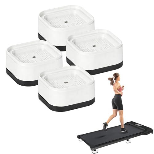 4-Pack Treadmill Incline Riser Blocks - color: White