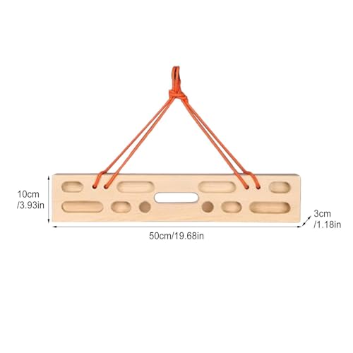 Rock Climbing Fingerboard Heavy Duty Portable Trainer | Climbing Hangboard Doorway Mount for Climbers Beginner Men Women Home Gym Indoor Fitness Workout