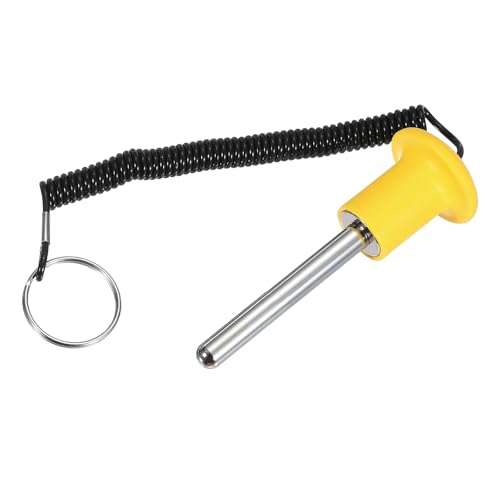 Gym Pin Weight Stack Pin Strength Training Lifting Equipment Replacement with Pull Rope Fitting for Club - color: Yellow, size: 0.4 x 3.1 Inch