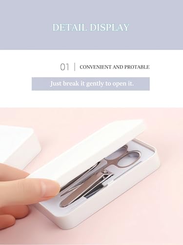 Manicure Set Personal Care Nail Clipper Kit Professional Manicure Pedicure Set Mens Accessories Personal Care Set Nail Grooming Kit Gift Idea Present for Men Women