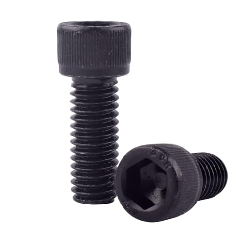 30Pcs #8-32 x 1 Socket Head Cap Screws Bolts, 12.9 Grade Alloy Steel Black Oxide Finish, Allen Hex Drive, UNC Coarse Full Thread - size: #8-32 x 1" (30PCS)