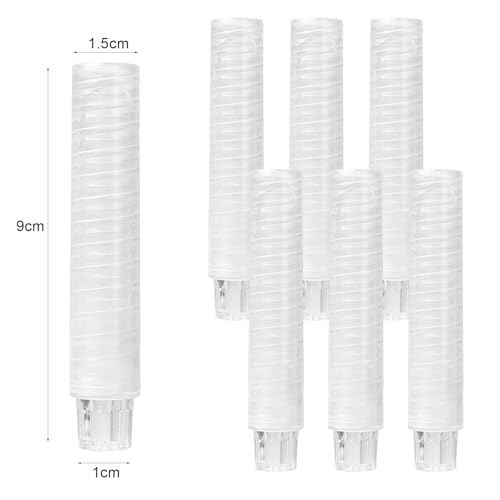Chalk Holder - Chalk with Holder - Clear Chalkboard Chalk - Dustless - For Blackboard & Whiteboard - 5 Pack