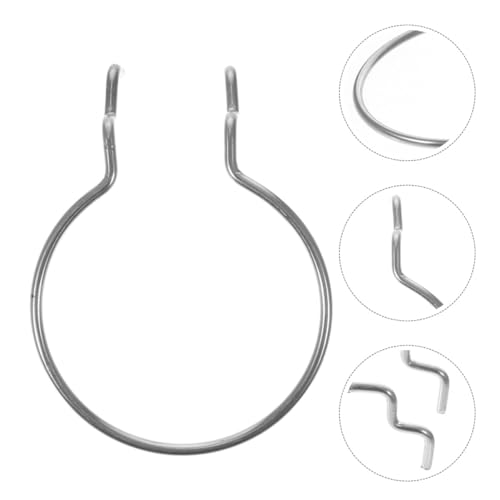 12Pcs Silver Metal Pegboard Hooks Double Wire Cup Holder Peg Hooks for Garage Shop Storage and Wall Hanging Board Organization