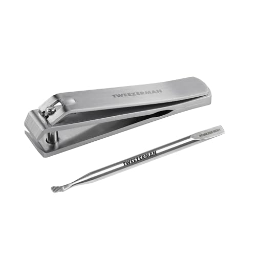 Tweezerman Extra Strength Toenail Care Kit, Clipper & Mini Cuticle Pushy - style: Toenail Clipper + Mini Cuticle Pushy