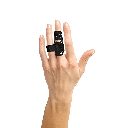 Finger Splint Finger Support Adjustable Elastic Compression Finger Sleeves Finger Brace Relieve Joint Pain Finger Guard Sport Finger Protector for Basketball Volleyball Tennis Baseball - L - size: Large