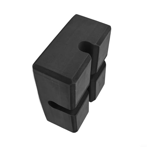Wear Resistant EVA Press Brick Block Mat For Fitness Strength Training Cushion Support Black 18X14.4x8cm Compact