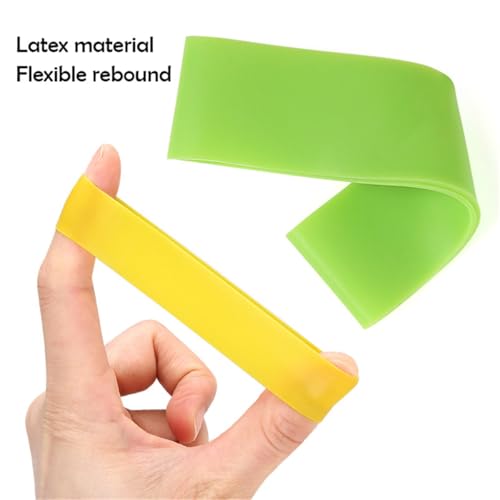Finger Resistance Bands Kit, 5 Levels Latex Finger Extension Exerciser Fingers Stretcher Bands, Hand Strength Training Grip Strengthener for Extensor Training, Forearm, Hand, Fingers Strength Workout