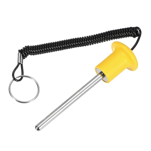 Gym Pin Weight Stack Pin Strength Training Lifting Equipment Replacement with Pull Rope Fitting for Club - color: Yellow, size: 0.3 x 3.9 Inch