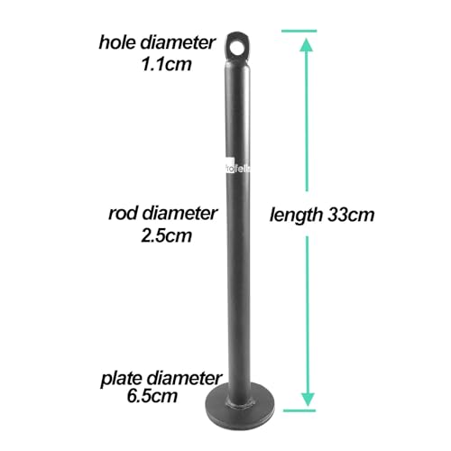 Weight Plate Loading Pin with Carabiner fit 1" 2" Weight Plates for LAT Pulldown Workout Home Strength Training Cable Pulley System Attachment