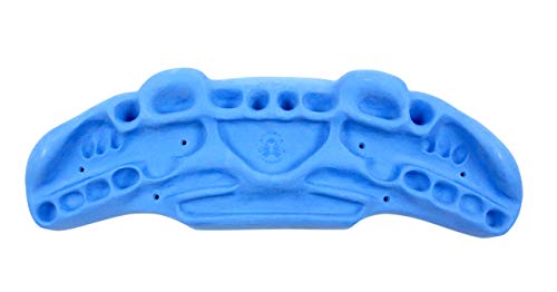 Atomik Rock Climbing Holds Yaniro Power Hang Board for Grip and Strength Training in Blue