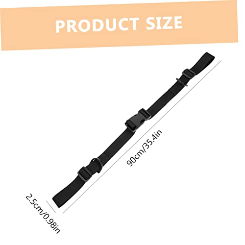 Toyvian Adjustable Quick Release Strap Buckle Sturdy Webbing Utility Straps for Cargo Tents and Yoga Mats with Convenient Fastening for Outdoor Activities
