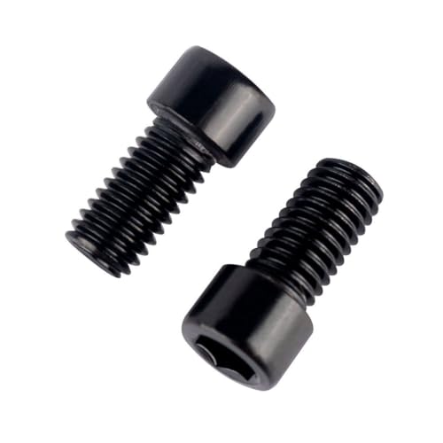 6Pcs Bike Screws M6x10 12 16 18 20 25 30 35mm Stainless Steel Socket Head Cap Allen Hex Bolt (Black, M6 x10mm) - color: Black, size: M6 x10mm