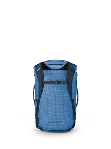 Osprey Transporter Lightweight Travel Duffel Bag - Extra Large Water Resistant Durable Gear Bag for Men and Women - color: Blue Flame/Nocturnal Blue, style: 40l