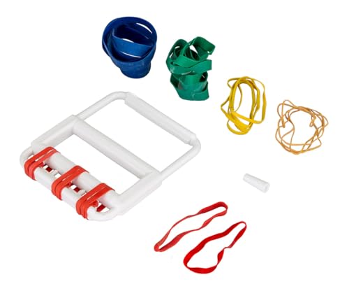 CanDo 10-1865 Latex Free Rubber Band Hand Exerciser with 25 Bands - size: Exerciser w/ 25 Bands, style: Latex-Free