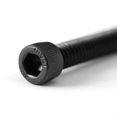 Socket Head Cap Screw, 1/4-20 x 3/4", Alloy Steel, Black Oxide, Hex Socket Coarse Thread, 1/4 inch Hexagonal Allen Bolt, Length: 3/4 inch, Full Thread (Quantity: 20) - size: 3/4