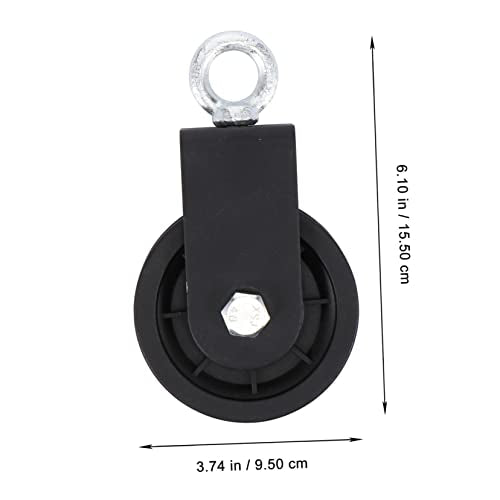 Zerodeko Aluminum Alloy Swivel Groove Wheel Pulley for Strength Training High-Performance Lifting Pulley Bearing Fitness Equipment Accessory for Home Gym