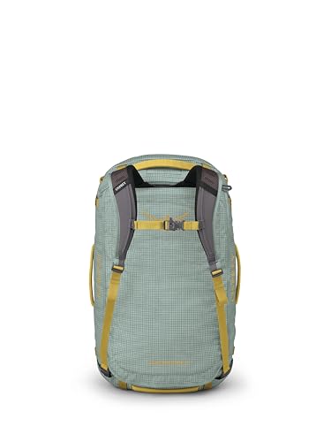 Osprey Transporter Lightweight Travel Duffel Bag - Extra Large Water Resistant Durable Gear Bag for Men and Women - color: Frosty Mint/Soundwave Grey, style: 65l