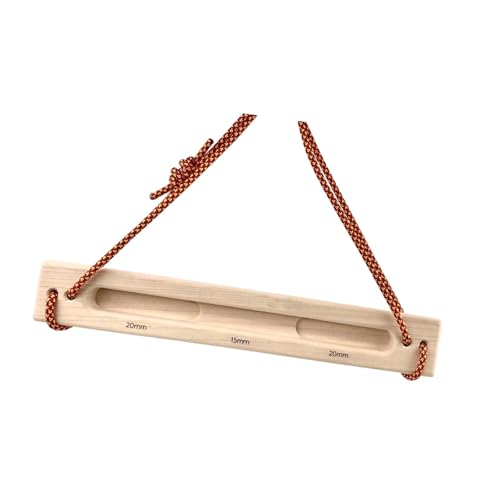 Yiju Climbing Training Workouts Climbers Finger Strength with Rope Portable Compact Hang Hold - color: 20mm 15mm 20mm