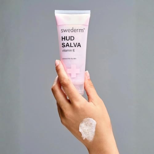 swederm Hudsalva Skin Moisturizer with Vitamin E, Shea Butter, 1,69 fl oz | dry skin remedy, glycerin, shea butter, allantoin, elbows, cracked heels, Scandinavian quality, travel essentials - size: 1.69 Fl Oz (Pack of 1)
