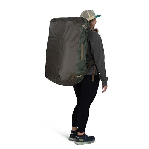 Osprey Transporter Lightweight Travel Duffel Bag - Extra Large Water Resistant Durable Gear Bag for Men and Women - color: Raven Black, style: 120l