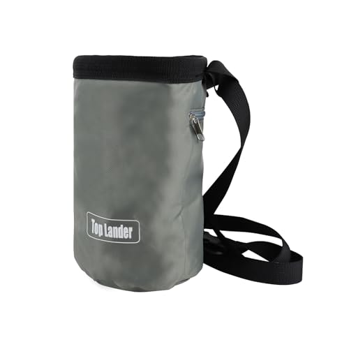 Climbing Chalk Bag, Oxford Bouldering Chalk Bag Rock Climbing Bag with Adjustable Belt, Wear-Resistant Rock Climbing Chalk Bag for Rock Climbing, Weightlifting